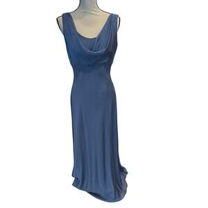 Betsy & Adam Blue Midi Dress